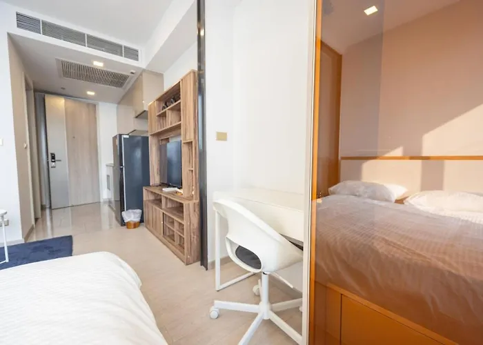 Near Fortune Town With Pool, Gym 5m To Mrt Apartamento Banguecoque